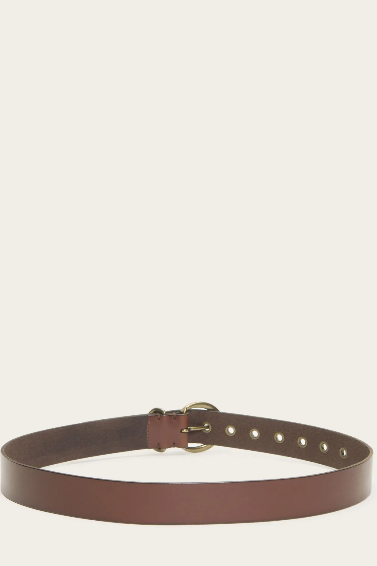 Belts^Frye Ring Keeper Grommet Belt Brown