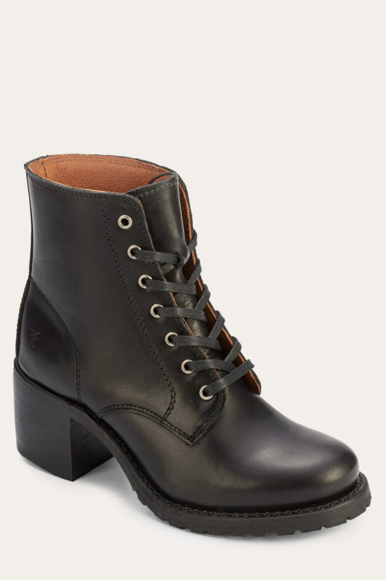 Booties^Frye Sabrina 6G Lace Up