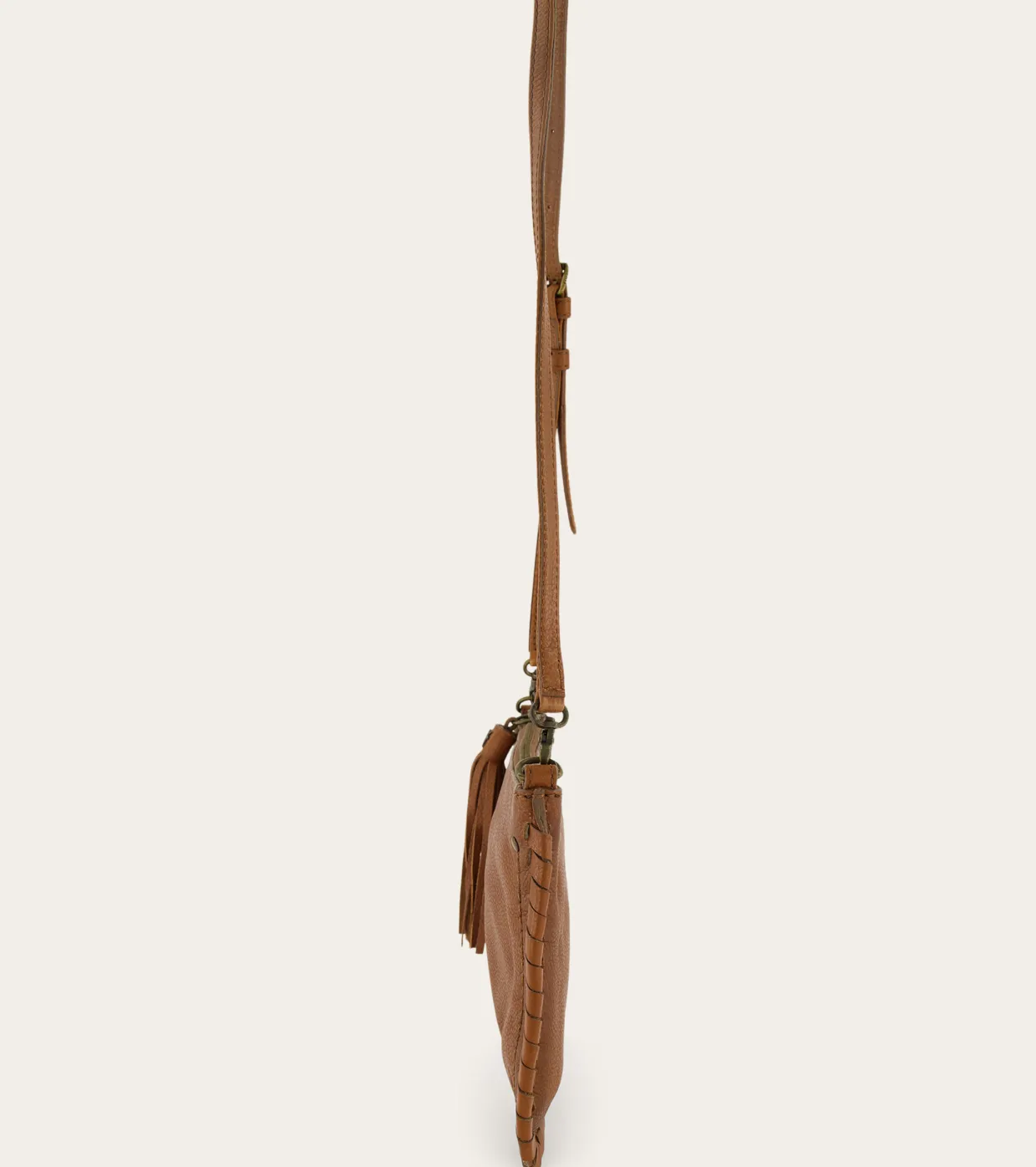 Handbags^Frye Sloan Whipstitch Wristlet Pouch COGNAC
